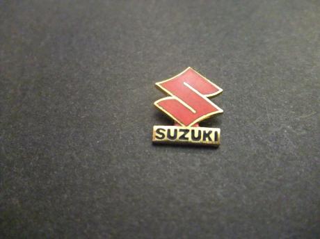 Suzuki auto logo rood-zwart
